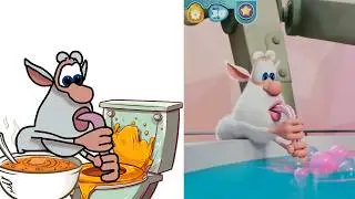 Booba funny  Booba Video Game Cartoon part 2 funny drawing Meme 🙏👍😭😁