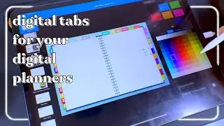 How To Add Tabs To Your Digital Planner | 2023 Digital Planner Creation Masterclass