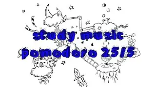 FOCUS MUSIC POMODORO 25/5: Calm, Piano Study Music for Final Exam Study Time  