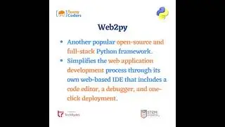 Top 5 Frameworks of Python | Teeny Coders 