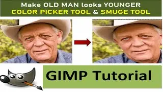 # 5 | Color Picker and Smudge Tool  |  Gimp Tutorial
