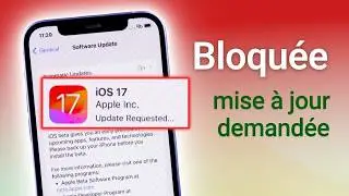 Mise à jour iOS 26/18 bloquée lors de la mise à jour demandée:mise à jour suspendue