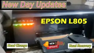 How to repair printer head | Epson l805 head replacement l Clean Epson L805 Print Head l Filtering