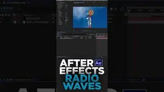 Creating radio waves | After Effects Tutorial | Just 1 min! 