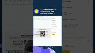 Animate your texts using the "animate" option in Google Slides #shorts