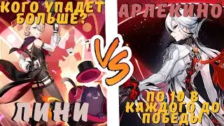КРУТИМ ЛИНИ И АРЛЕКИНО ПО ОЧЕРЕДИ | БИТВА БАННЕРОВ | GENSHIN IMPACT