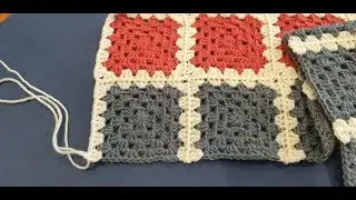 Granny Square Blanket Crochet Along Part 4 - Adding your 2nd set of 8 squares