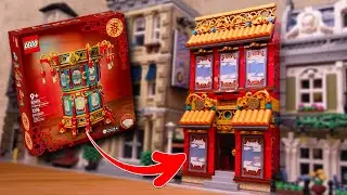 Turning Trotting Lantern into a LEGO Modular Building!
