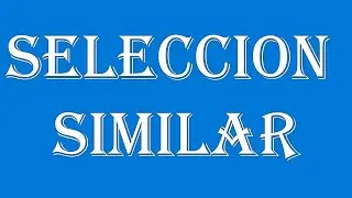 Seleccion Similar En Photoshop