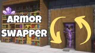 How to Build an EASY Armor Stand Swapper | Minecraft 1.20+