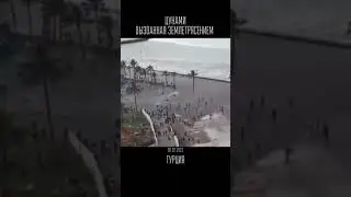 Түркия.Жер сілкінісінен цунами пайда болуы