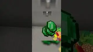 Hungry Pumpkin really wants to eat in Minecraft! #shorts #minecraft