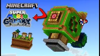 Minecraft in Super Mario Galaxy [Custom Level]