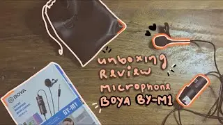 Unboxing + Review BOYA BY-M1 buat ngonten di youtube dan tiktok!