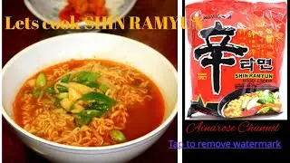 Lets cook SHIN RAMYUN| One of my favorite Korean food