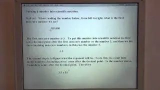 NS Scientific Notation