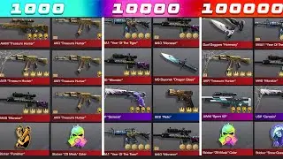КУПИЛ АККАУНТ С ГОЛД СКУЛОМ ЗА 1000, 10000 и 100000 РУБЛЕЙ В STANDOFF 2!