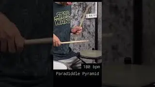 Paradiddle pyramid