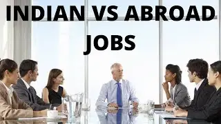 INDIAN VS ABROAD JOBS | STUDENTS  OPINION | VJ VICKY