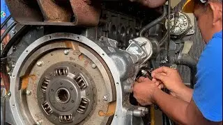 Menghidupkan engine cummins 6D 107E setelah overhoul