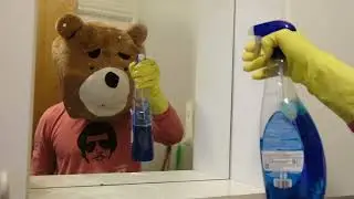 Sink cleaning with TeddyClean ASMR video