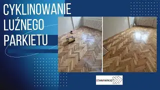 Cyklinowanie luźnego parkietu