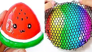 Oddly Satisfying Slime ASMR No Music Videos | Relaxing Slime 3107