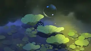 Painting process steps - At the pond