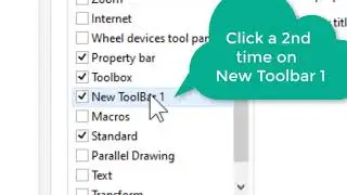 Making a Custom ToolBar in CorelDRAW!
