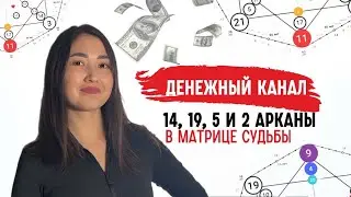 14, 19, 5 и 2 арканы в денежном канале. Матрица судьбы #арканы #таро #матрицасудьбы #денежныйканал