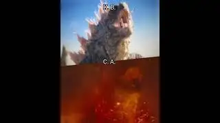 Godzilla 2024 vs Godzilla Thermo #godzilla #kaiju #edit