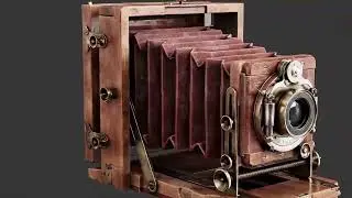 3D Vintage Camera – AAA Prop Design by AAA Game Art Studio
