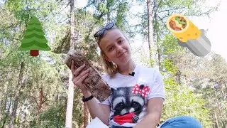 Мукбанг на природе😍/Шаурма🌯/Mukbang in the fresh air 😍/Shawarma🌯