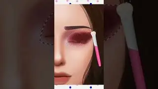 red maroon eye makeup❤🎉beautiful eye makeup🎉smokey eyes
