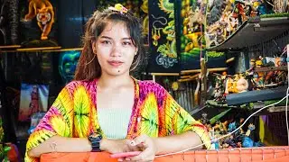 Thailand 2020. Hitchhiker's Guide to Koh Samui. Real mummy of monk. Most beautiful waterfall Namuang