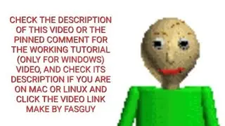 How to download Baldi's Basics Classic Remastered Mod Menu (CHECK THE DESCRIPTION FOR WORKING VIDEO)