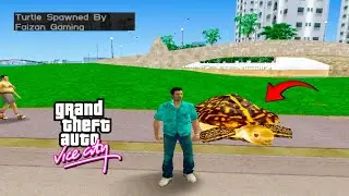 GTA Vice City Turtle Spawn New Cheat Code | Download Turtle Spawner Funny Mod | Faizan Gaming