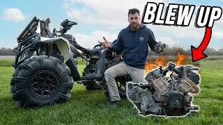 I BLEW UP My Fourwheeler In 5 Minutes! *Extreme Chaos*