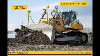 Liebherr PR736 on an earthmoving project