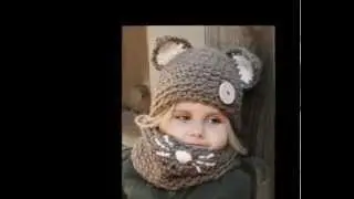 Шапка для девочки видео