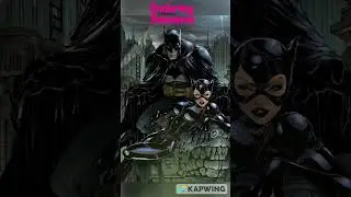 Batman🦇 and Catwoman🐈‍⬛ 💗 💕A Tale of Forbidden Love 💝 #comics #catwoman #batman #lovestory