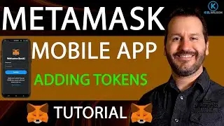 METAMASK - ADDING TOKENS - MOBILE APP - TUTORIAL -HOW TO ADD TOKENS TO METAMASK USING THE MOBILE APP