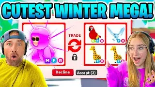 Cammy Trades the MEGA SNOW MONKEY in Adopt Me! BEST PET EVER!