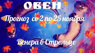 Прогноз  ♈️Овен с 2 по 25 ноября 2019