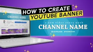 How to make a YOUTUBE BANNER (Photoshop Tutorial)