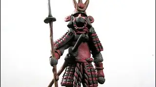 How to sculpting a samurai - plasticine