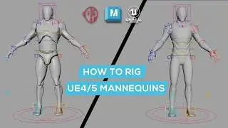 How to Rig the UE4/UE5 Mannequins | Nowake Rig Tools for Maya