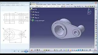 catia v5 exercice 24 ||  تعلم كاتيا بالدارجة|| catia part design