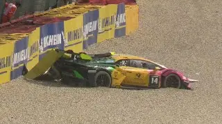 WEC 6 Hours of Spa 2024 - Lamborghini ST / Porsche Carrera Cup Benelux - Crash, Spins, mistakes,..