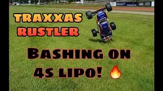 Traxxas Rustler vxl - Abused on 4s Lipo!